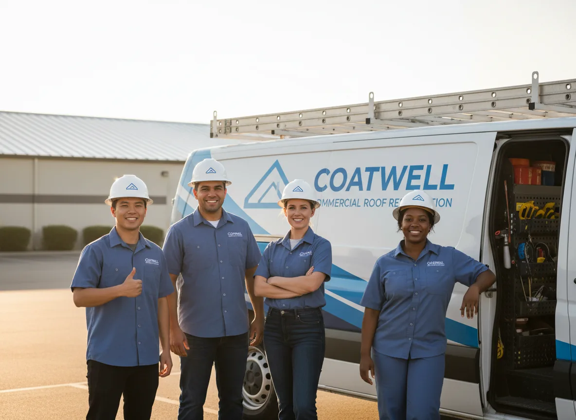 Commercial roof coating company in Grove, OK